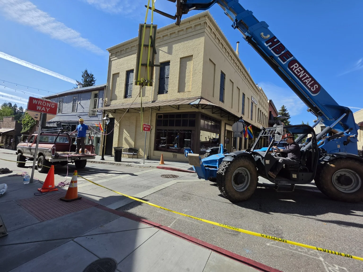 Downtown exterior work — Cityscape Painting project collection